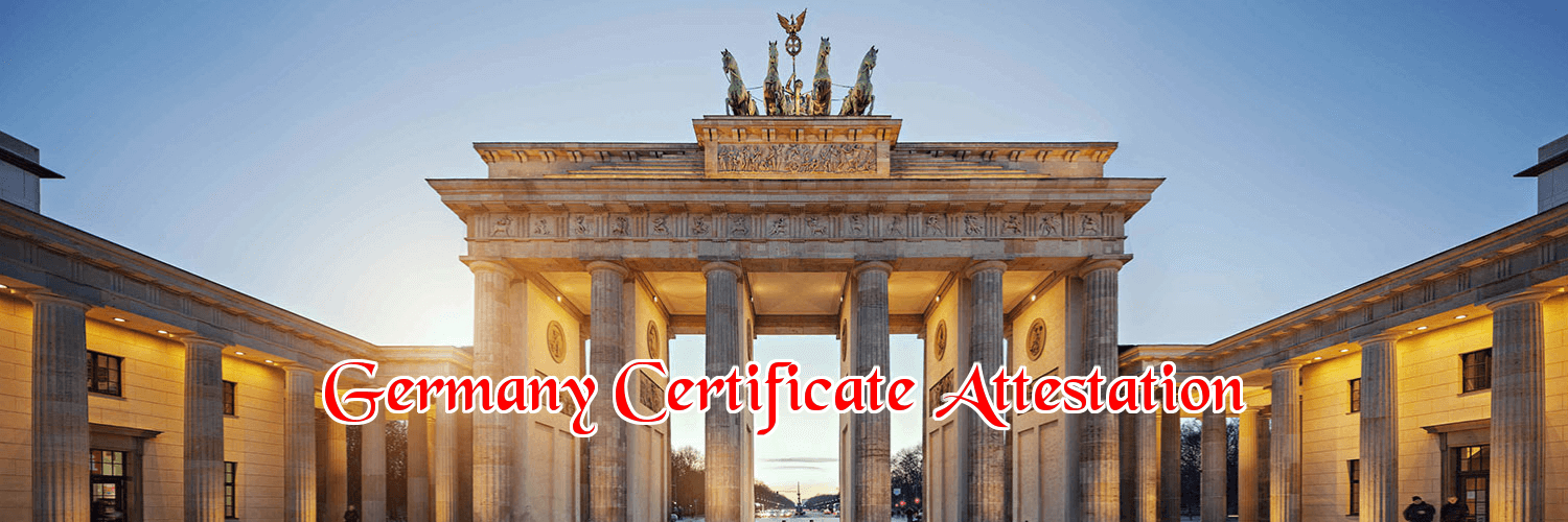 Germany certificate attestation